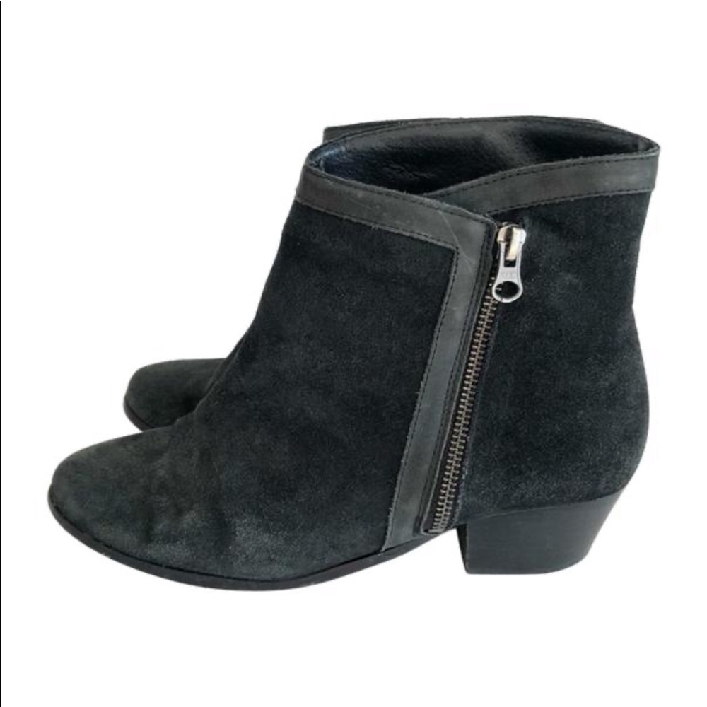 MIISTA IN LEATHER SUEDE ANKLE BOOTIES